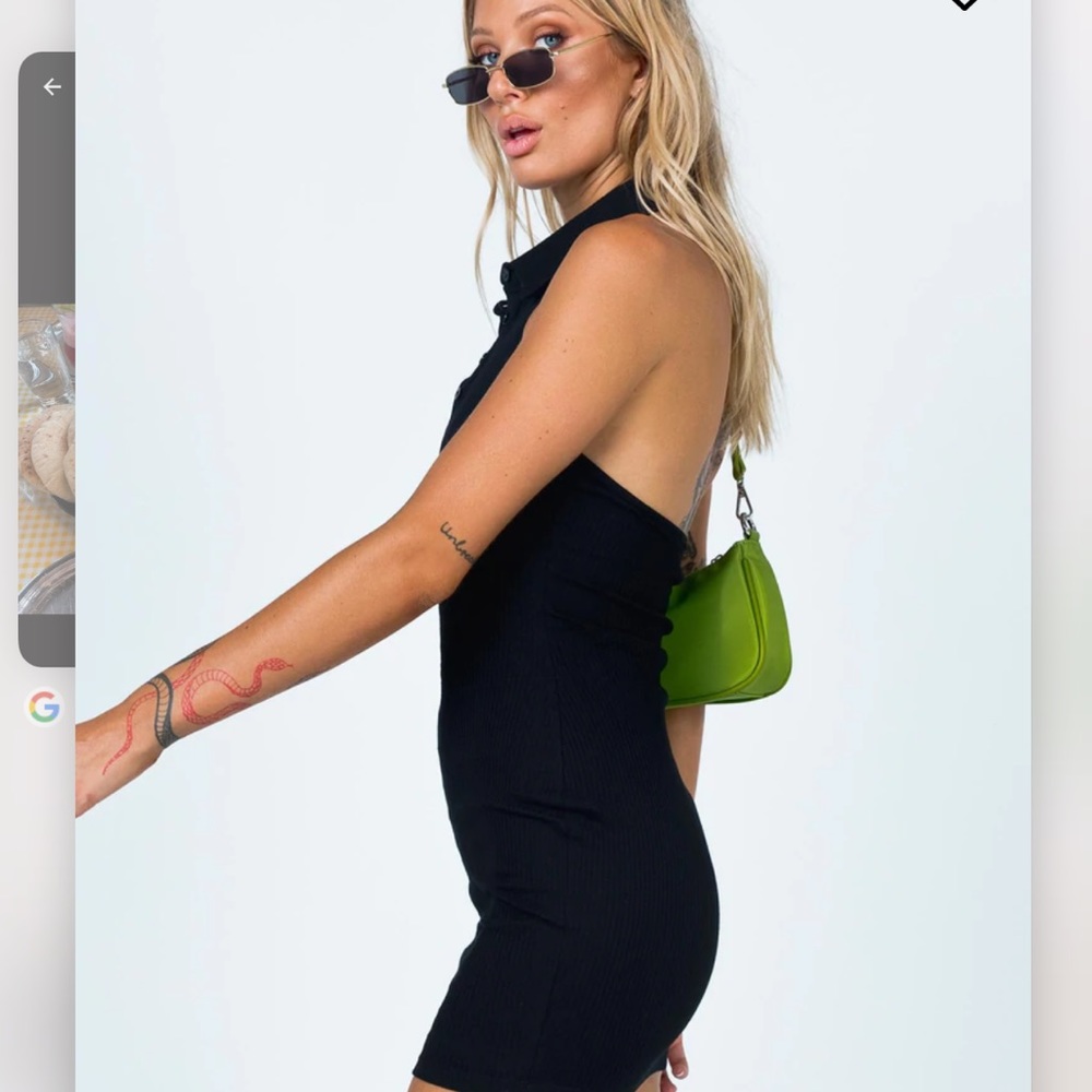 Mini black dress - Picture 4 of 5